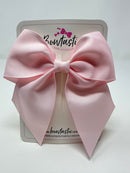 5 Inch Cheer Bow - Powder Pink