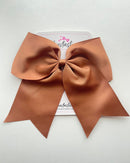 7 Inch Cheer Bow - Chipmunk