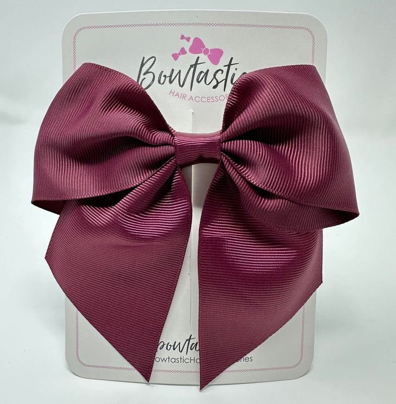 5 Inch Cheer Bow - Burgundy