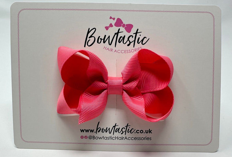 3 Inch Bow - Coral Rose