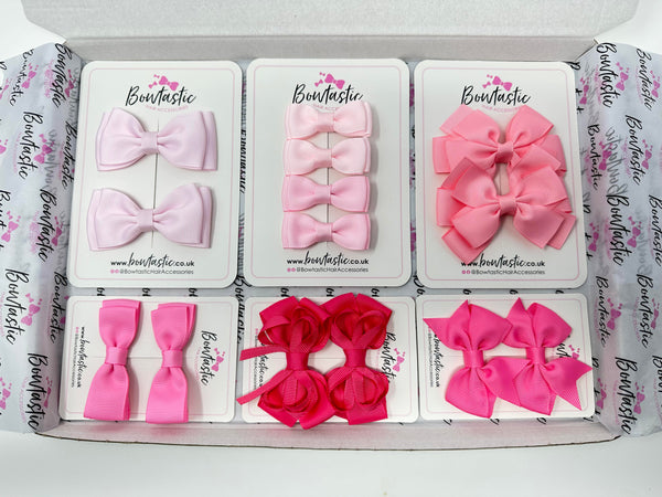 Bow Bundle - 14 x Bows - Pinks
