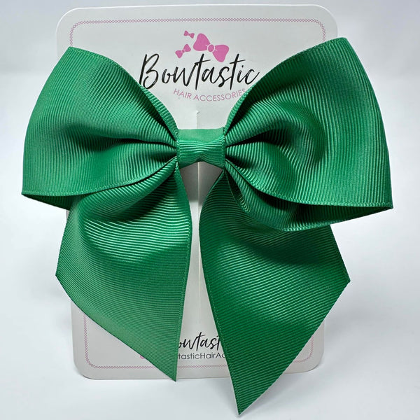 5 Inch Cheer Bow - Forest Green