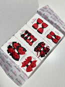 School Bundle - Red & Black- 14 Pack - Backing Cards Not Included