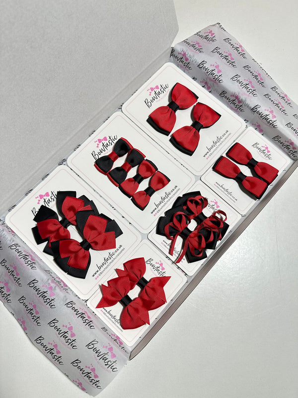 School Bundle - Red & Black- 14 Pack