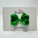 3 Inch Bow - Emerald Green