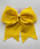 7 Inch Cheer Bow - Daffodil