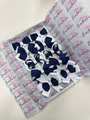 School Bundle - Matching Pairs - Bobbles - Navy & White