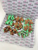 Surprise School Bundle - Matching Pairs - Golden Brown & Mint Green