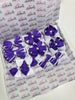 School Bundle - Matching Pairs - Clips & Bobbles - Purple & White