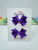2 Inch Bows - Purple - 2 Pack