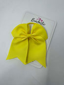 4 Inch Cheer Bow Bobble - Lemon