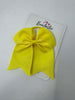 4 Inch Cheer Bow Bobble - Lemon