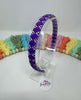 Alice Band - Purple & Purple* Gingham