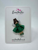 Novelty Bow - Fairy - Forest Green