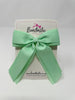 4.5 Inch Tail Bow - Pastel Green