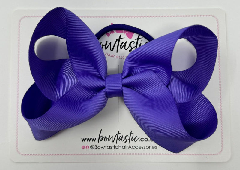 4.5 Inch Bow Bobble - Delphinium