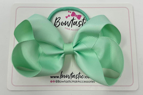 4.5 Inch Bow Bobble - Pastel Green