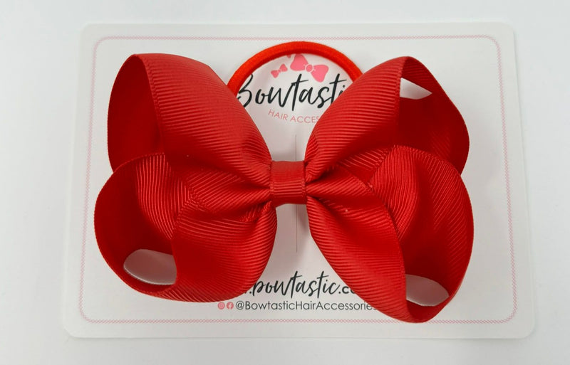 4.5 Inch Bow Bobble - Ruby