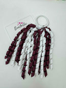 Corker Bobble - Burgundy & White