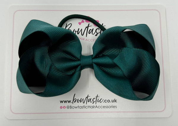 4.5 Inch Bow Bobble - Teal