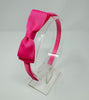 3 Inch Flat Bow Alice Band - Hot Pink