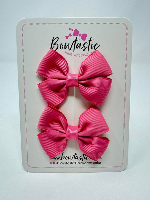 2.5 Inch Butterfly Bows - Fantasty Rose - 2 Pack