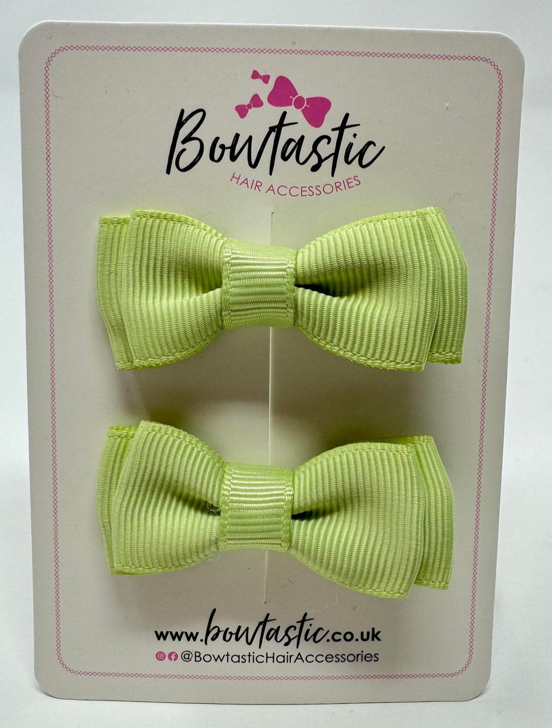 1.75 Inch Bows - Lime Juice - 2 Pack