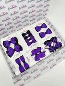 School Bundle - Purple & Black - 14 Pack - Backing Cards Not Included