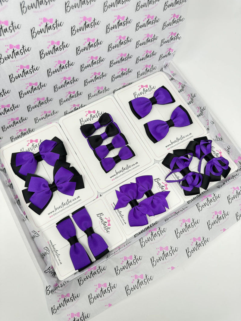 School Bundle - Purple & Black - 14 Pack