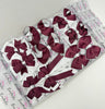 School Bundle - 5 Matching Pairs - Burgundy & White - Clips & Bobbles