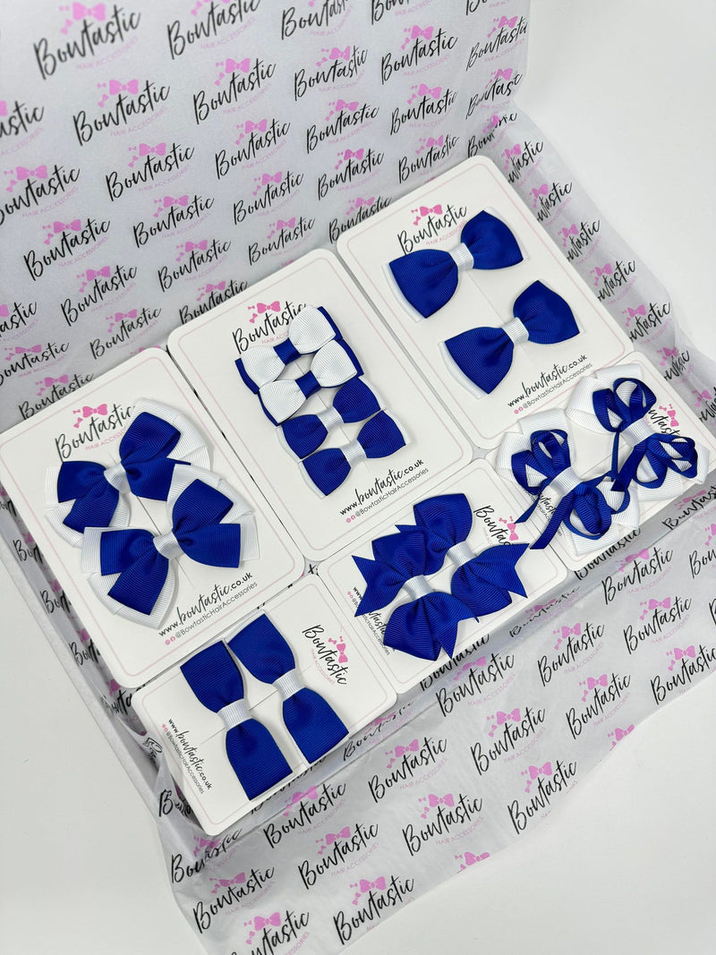 School Bundle - Cobalt & White - 14 Pack