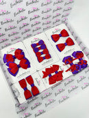 School Bundle - Purple & Red - 14 Pack - Backing Cards Not Included