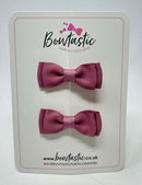 1.75 Inch Bow - Rosy Mauve - 2 Pack