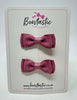1.75 Inch Bow - Rosy Mauve - 2 Pack