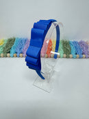 4 Inch Layer Ribbon Alice Band - Royal Blue