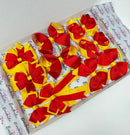 School Bundle - 5 Matching Pairs - Red & Yellow Gold - Bobbles