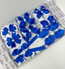 School Bundle - 5 Matching Pairs - Royal Blue & White - Bobbles