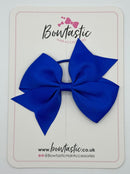 3.5 Inch Flat Bow Thin Elastic - Cobalt