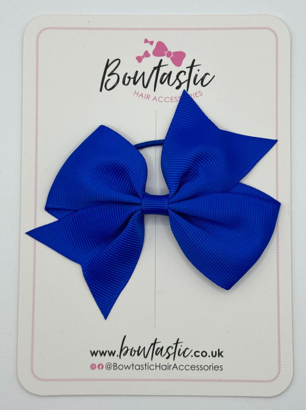 3.5 Inch Flat Bow Thin Elastic - Cobalt