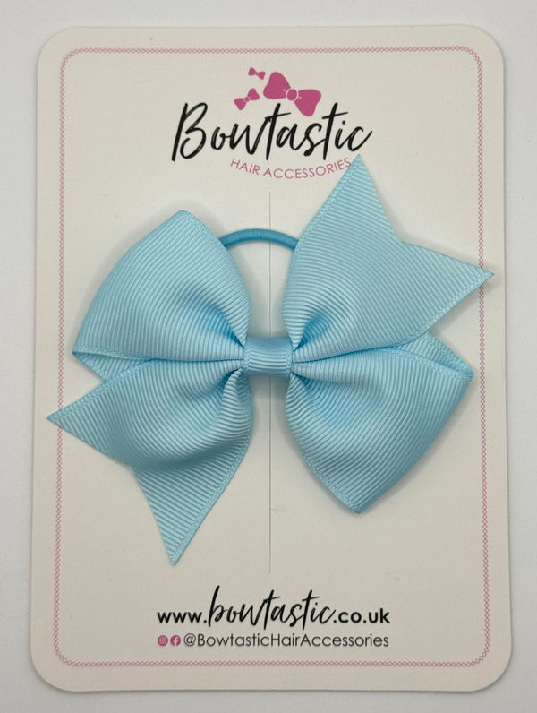 3.5 Inch Flat Bow Thin Elastic - Blue Vapor