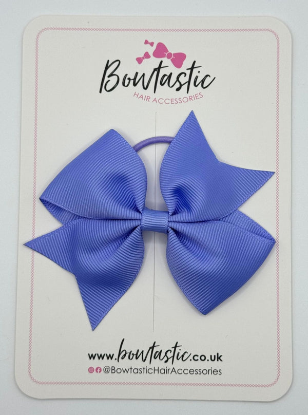 3.5 Inch Flat Bow Thin Elastic - Iris