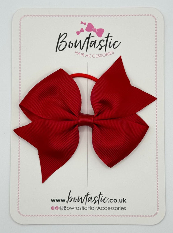 3.5 Inch Flat Bow Thin Elastic - Beauty