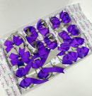 School Bundle - 5 Matching Pairs - Purple & Metal Grey - Clips & Bobbles