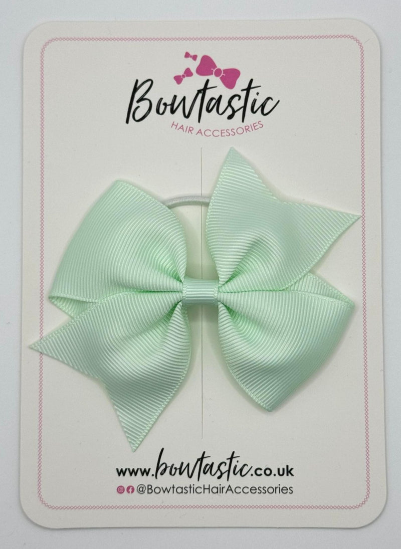 3.5 Inch Flat Bow Thin Elastic - Ice Mint