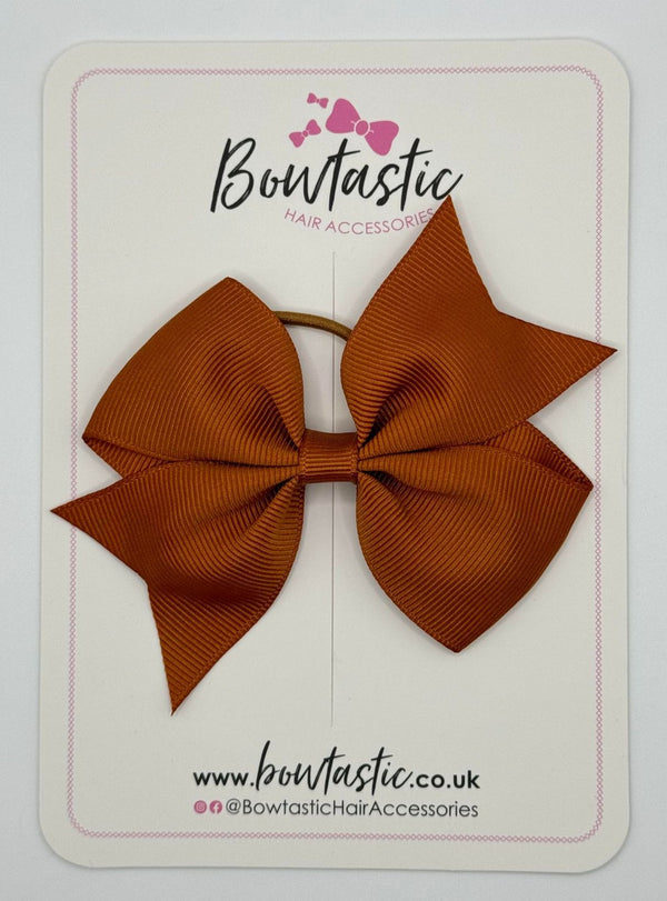 3.5 Inch Flat Bow Thin Elastic - Copper