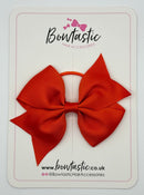 3.5 Inch Flat Bow Thin Elastic - Hot Red