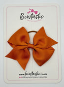 3.5 Inch Flat Bow Thin Elastic - Ginger