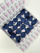 School Bundle - 3 Inch Bows Clips - Navy - 10 Pack