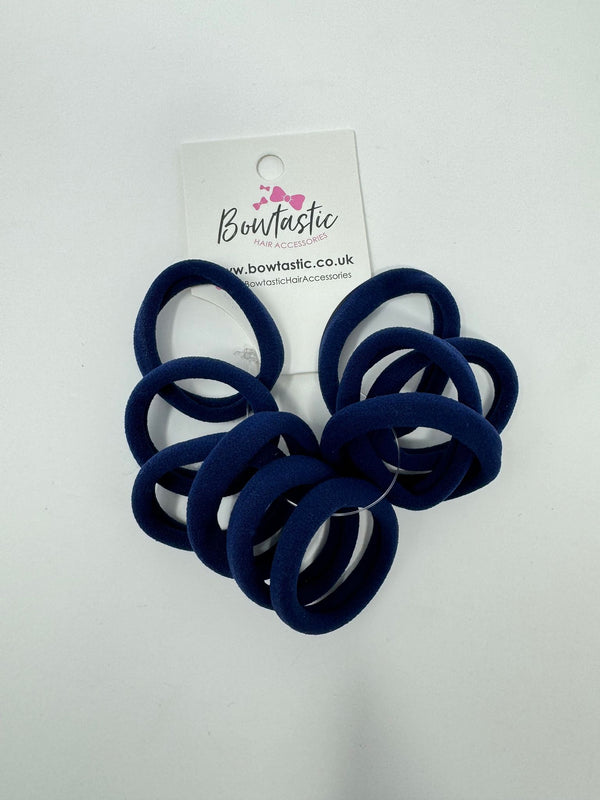 Hair Bobbles - Navy - 10 pack