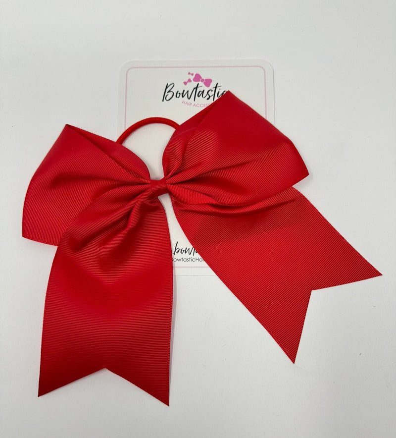 7 Inch Cheer Bow Bobble - Red